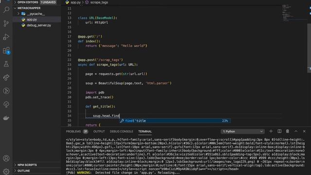 Build a web crawler Service with Python FastAPI 2/2. FastAPI Tutorial смотреть онлайн