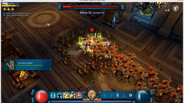 The Mighty quest for Epic Loot AFK Derp farming with Damage Reflected Gear смотреть онлайн