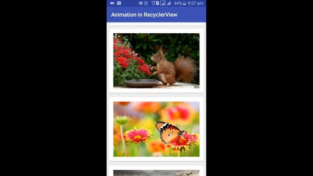 animation in recyclerview in android using volley and picasso смотреть онлайн