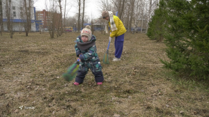 Томичи вышли на общегородской субботник