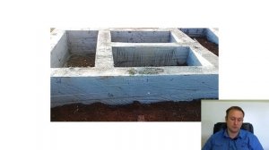 Утепление фундамента до заливки бетона.