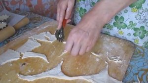 КОРЗИНКИ ИЗ СЛОЕНОГО ТЕСТА С НАЧИНКОЙ