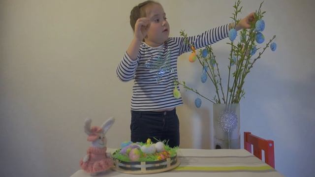 Вербное воскресенье. Украшаем веточки яйцами к Пасхе. Palm Sunday. Easter смотреть онлайн