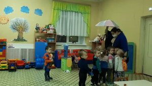 игра для детей 2-3 лет "Солнышко и дождик"