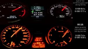BMW X5 vs VW Touareg vs Porsche Cayenne vs Audi Q7 acceleration battle 0-200