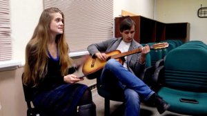 Кавер на песню группы Ленинград "Экспонат", Алёна Половинкина и Дима Х.