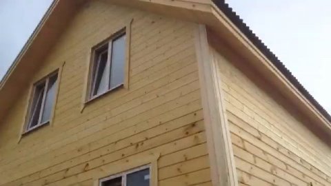 Строительство деревянного дома. Деревня Большое стремление