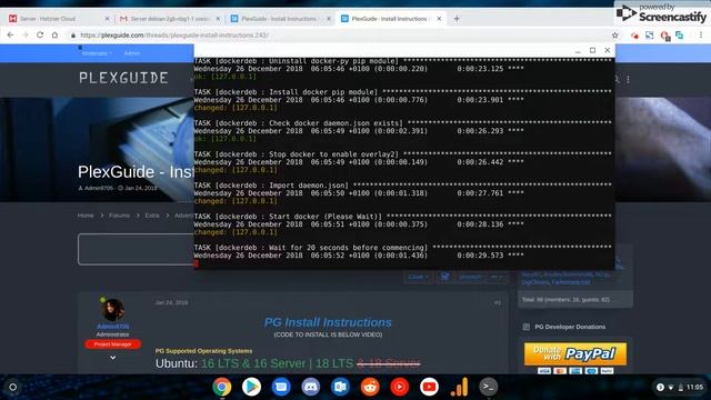 PG Install Video - Debian (PG v7.6) смотреть онлайн