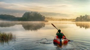 На велосипеде к самому прозрачному озеру в Беларуси о. Глубокое