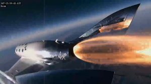 Космоплан от Virgin Galactic впервые оказался на космической высоте