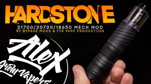 HARDSTONE by BYPASS MODS & FIR - Vape production l Alex VapersMD review