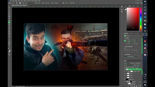 SPEEDART / #контрныйсвет #каксделатьпревью Картинку для видео...