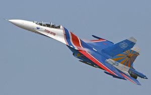 Су-27УБ "Русские витязи". Борт № 25.