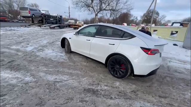 Отзыв . Доставили Павлу из Москвы Tesla Model Y Performance . Флорида 56