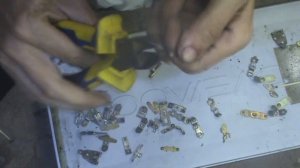 Серебро Техническое  2 метода снятия контактов