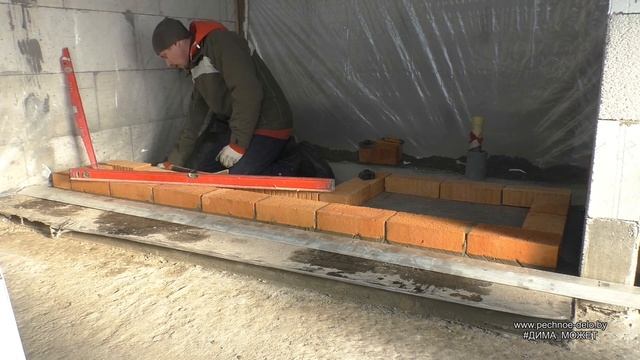 239. Банная печь Изистим с отопительным щитком. Первые ряды. Печник Пинск. смотреть онлайн