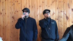 Магомед Муртазалиев и Ахмед Муртазалиев на свадьбе В Хунзахском Районе под названием Буцра