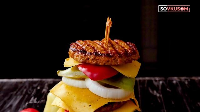Бургер с картофелем фри в духовке - Рецепты от Со Вкусом