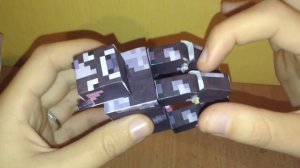 Бумажный Minecraft: Подвижная корова