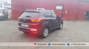 HYUNDAI Creta 2016: установлены передние фары, ПТФ, задние фонари, рефлекторы