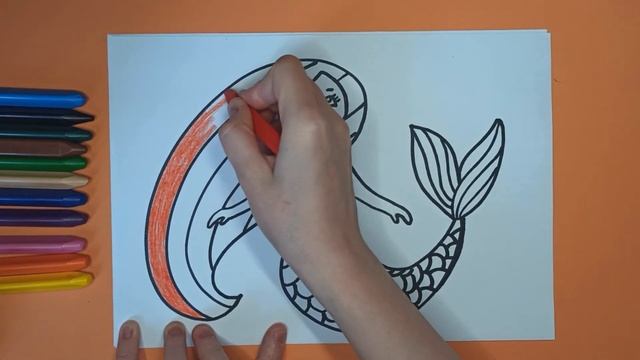 Рисуем красивую русалку смотреть онлайн