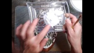 Новогодний декупаж на спиле. Техника Терра. Diy.