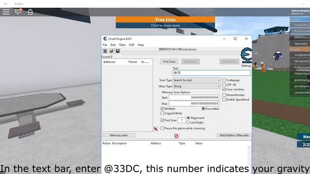 (PATCHED) How to get low gravity on Roblox with cheat engine смотреть онлайн