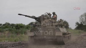 Расчет спаренной зенитной установки ЗУ-23-2, визуально обнаружил БЛА и успешно его уничтожил.