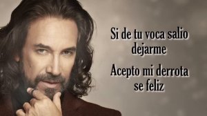 Marco Antonio Solís - Acepto Mi Derrota (Lyric Video)