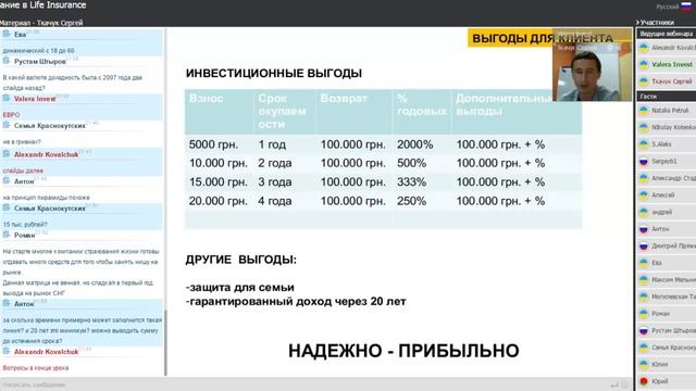 04.06.15 Урок ШИ Рантье. Страхование жизни