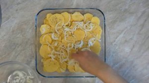 Рыбная запеканка с картофелем