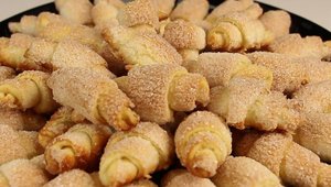 Любимое Всеми И Необыкновенно Вкусное Печенье - Сахарные Рогалики/ Остановиться Невозможно!