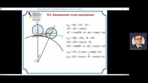 Практика 072. Кинематика точек механизма