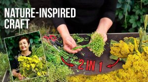 I gathered a huge bunch of field herbs and created something amazing! Watch until the end.