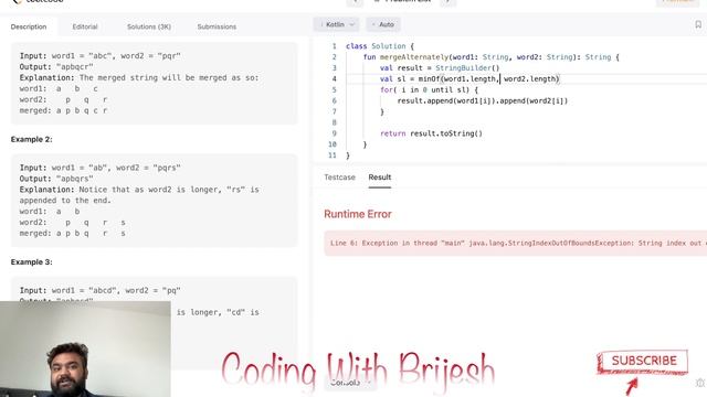 #1768 Merge Strings Alternately - #LeetCodeProblem