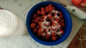 Заготовка клубники на зиму.