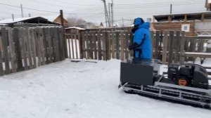 Мотобуксировщик ураган (часть третья Проходимость)