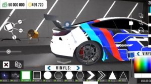 как сделать топ винил BMW M8 car parking