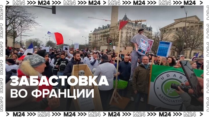 Вторая забастовка против пенсионной реформы прошла во Франции - Москва 24