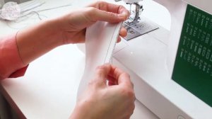 Как обработать край строчки без оверлока