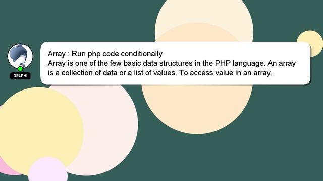 Array : Run php code conditionally