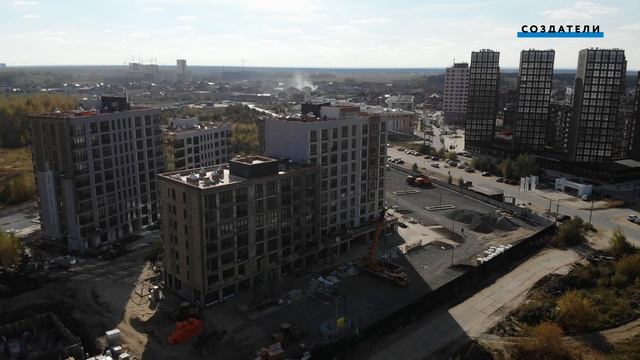 Динамика строительства На Московском. Сентябрь, 2022.
