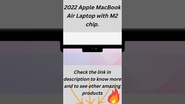 2022 Apple MacBook Air Laptop With M2 Chip#short