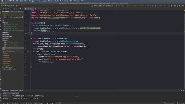 43-Write complete Weather App using Flutter, Bloc, State management, API Calling смотреть онлайн