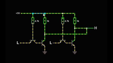 Логические элементы в Electronic Workbench