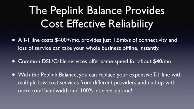 Peplink Balance Multi WAN Router  What Can It Do For You