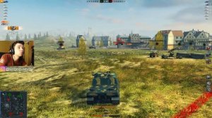 WoT Blitz - На пути к имбе Foch 155 . 1 в 6 на кактусе AMX AC 46 - World of Tanks Blitz (WoTB)