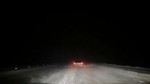 Метель на трассе М7, Нижегородская область.