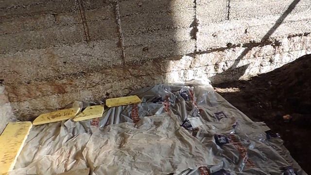 Опилкобетон(арболит)монолит.Продолжаем вывозить землю.Ютуб убирает часы просмотров