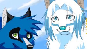 из волк аниме- Moona -волчица